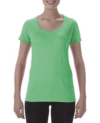 T-shirt femme Softstyle® Deep Scoop 64550L - Heather Irish Green