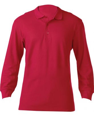 Polo homme manches longues prémium 85900 - Red