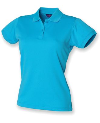 Polo femme Coolplus H476 - Turquoise