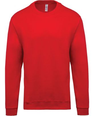 Sweat-shirt unisexe col rond K474 - Red