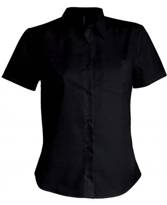 Chemise manches courtes femme Judith K548 - Black