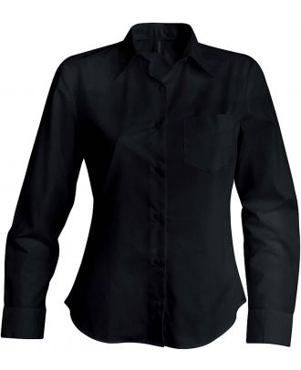 Chemise manches longues femme Jessica K549 - Black
