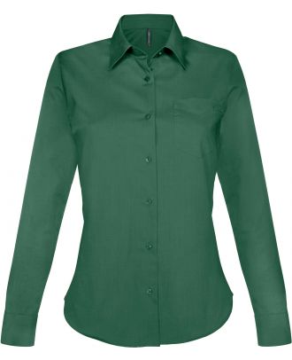 Chemise manches longues femme Jessica K549 - Forest Green