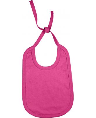 Bavoir bébé coton K832 - Fuchsia 