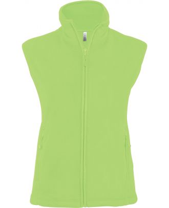 Gilet femme micropolaire Mélodie K906 - Lime