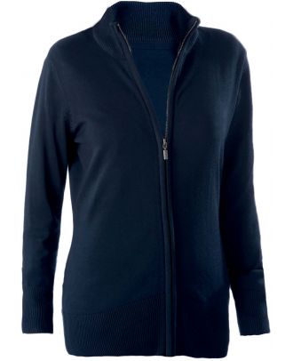 Cardigan femme zippé K962 - Navy