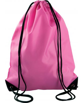 Sac à dos avec cordelettes KI0104 - Fluorescent Fuchsia - 44 x 34 cm