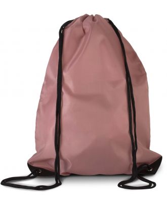 Sac à dos avec cordelettes KI0104 - LIGHT MARSALA - 44 x 34 cm 