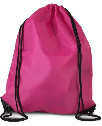 Sac à dos avec cordelettes KI0104 - Magenta - 44 x 34 cm