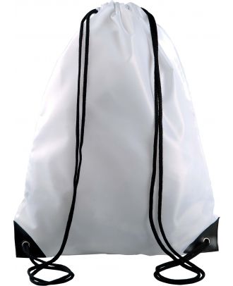 Sac à dos avec cordelettes KI0104 - White - 44 x 34 cm