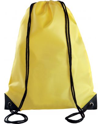 Sac à dos avec cordelettes KI0104 - Yellow - 44 x 34 cm