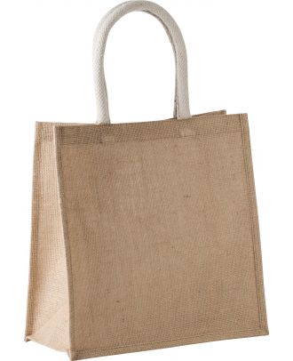 Sac style cabas en toile de jute KI0274 - Natural