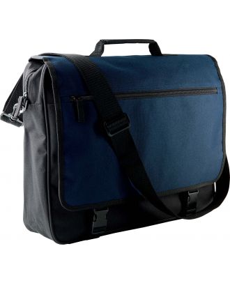 Porte documents avec rabat KI0412 - Black / Navy