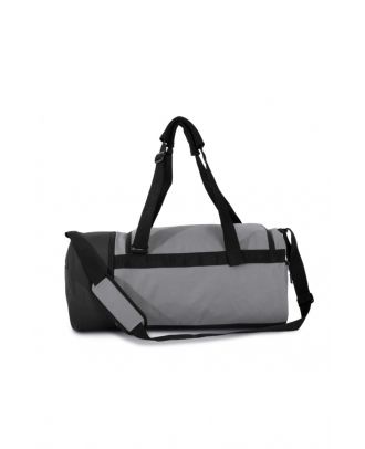 Sac de sport forme tube avec compartiment chaussure séparé KI0630 - Dark Cool Grey / Black