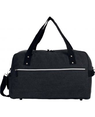 Sac de voyage en coton canvas KI636 - Washed Black