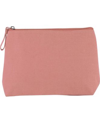 Trousse en coton canvas personnalisable KI0724 - Dusty Pink
