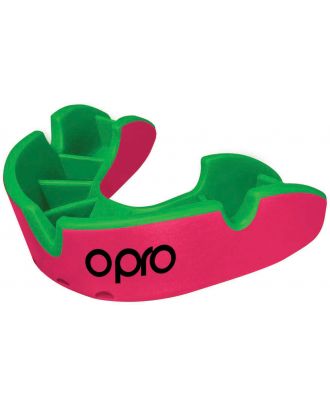 Protège dents silver junior OP600 - Pink / Fluoro Green