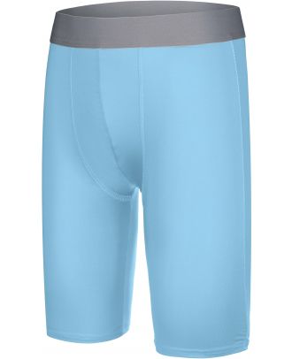 Sous-short long enfant sport PA008 - Sky Blue