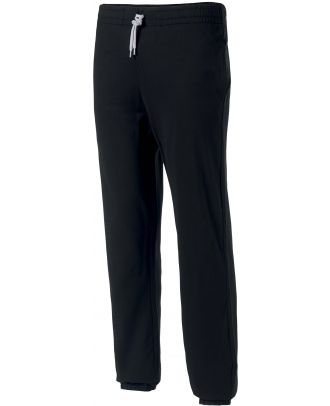 Pantalon enfant de jogging en coton léger PA187 - Black