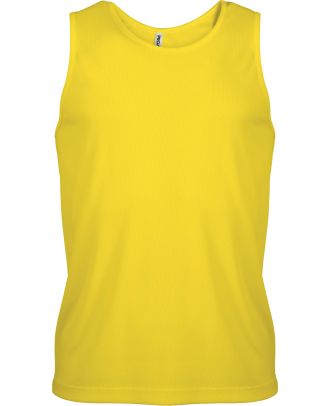 Débardeur homme sport PA441 - True Yellow