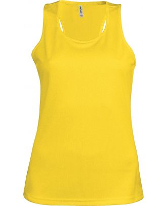 Débardeur femme sport PA442 - True Yellow