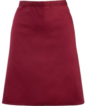 Tablier taille "Colours" mi-long PR151 - Burgundy