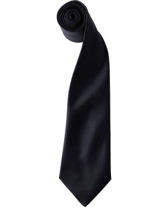 Cravate couleur uni PR750 - Black