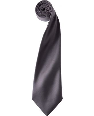 Cravate couleur uni PR750 - Dark Grey