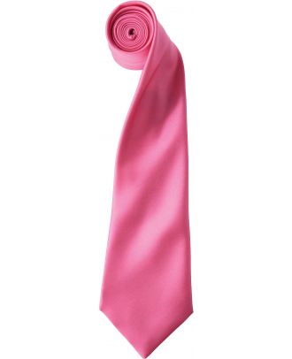 Cravate couleur uni PR750 - Fuchsia