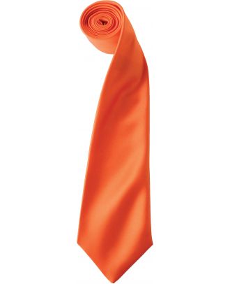 Cravate couleur uni PR750 - Orange