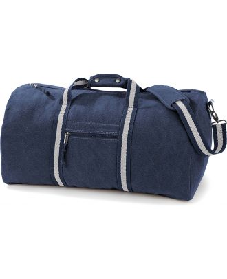 Sac de voyage vintage en toile QD613 - Vintage Oxford Navy - 58 x 30 x 30 cm