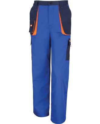 Pantalon Lite work-guard R318X - Royal / Navy / Orange de face