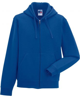Sweat-shirt zippé capuche authentic RU266M - Bright Royal Blue