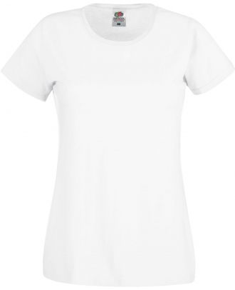 T-shirt femme manches courtes Original-T SC61420 - White de face