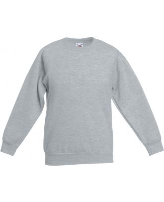 Sweat-shirt enfant col rond classic SC62041 - Heather Grey