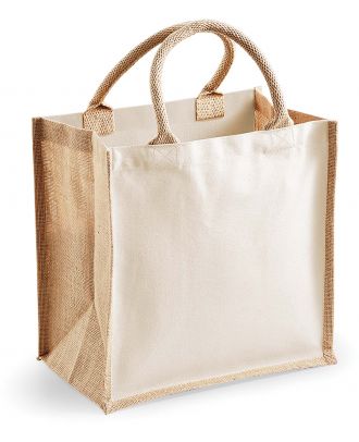 Sac cabas en jute W421 - Natural