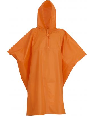 Poncho de pluie léger HVS470 - Orange