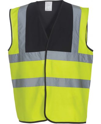 Gilet haute visibilité HVW100 - Black / Hi Vis Yellow